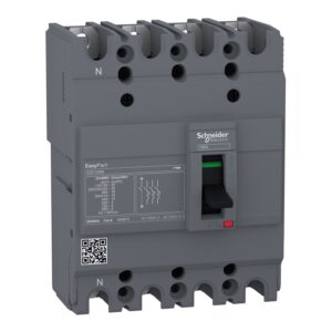 Schneider Circuit Breaker Easypact EZC100N - TMD - 25 A - 4 poles 3d